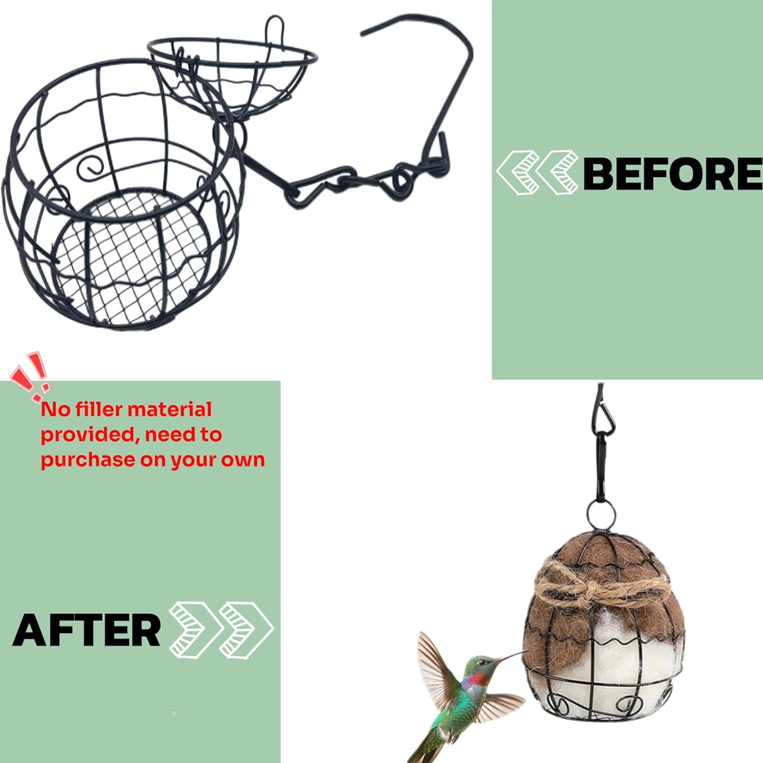 Outdoor Bird Nesting Ball