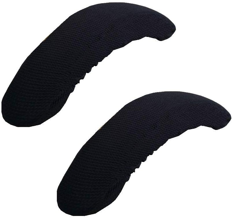 Removable Washable Office Chair Armrest Slipcovers Covers Pads (Black) Removable Washable Office Chair Armrest Slipcovers Covers Pads (Black)