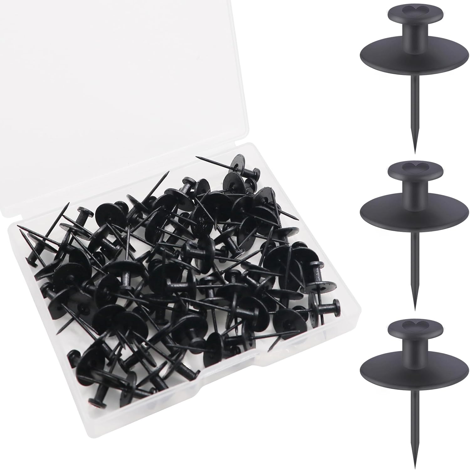 60 PCS Double Headed Picture Hanging Nails