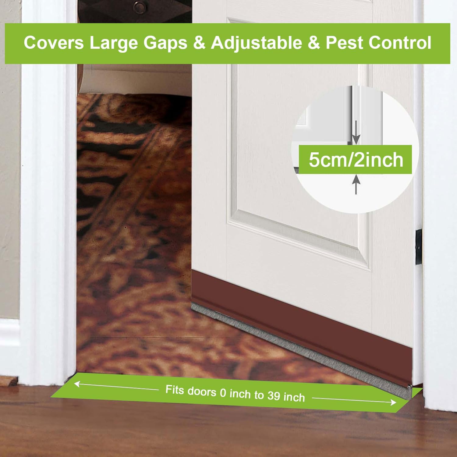 2 PCS Door Brush Bottom