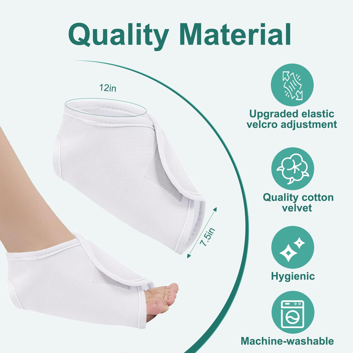 2pcs Castor Oil Pack Wrap for Ankle