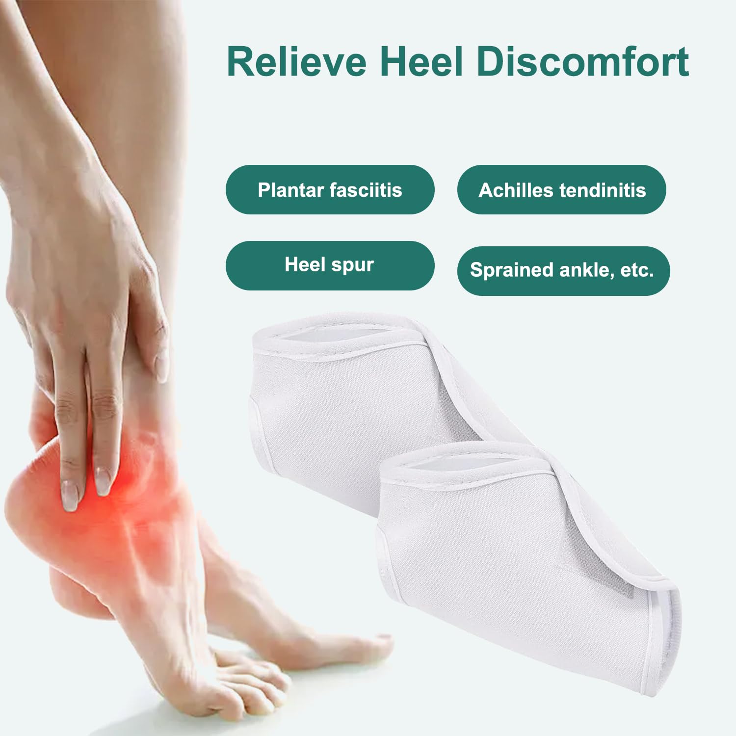 2pcs Castor Oil Pack Wrap for Ankle