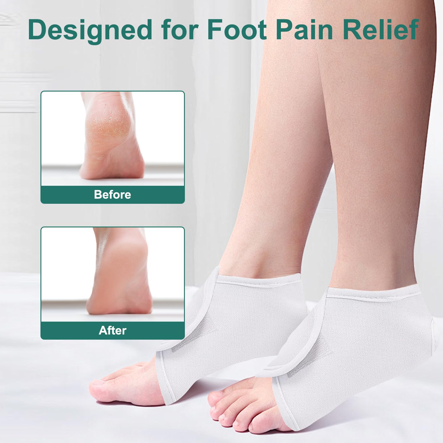 2pcs Castor Oil Pack Wrap for Ankle