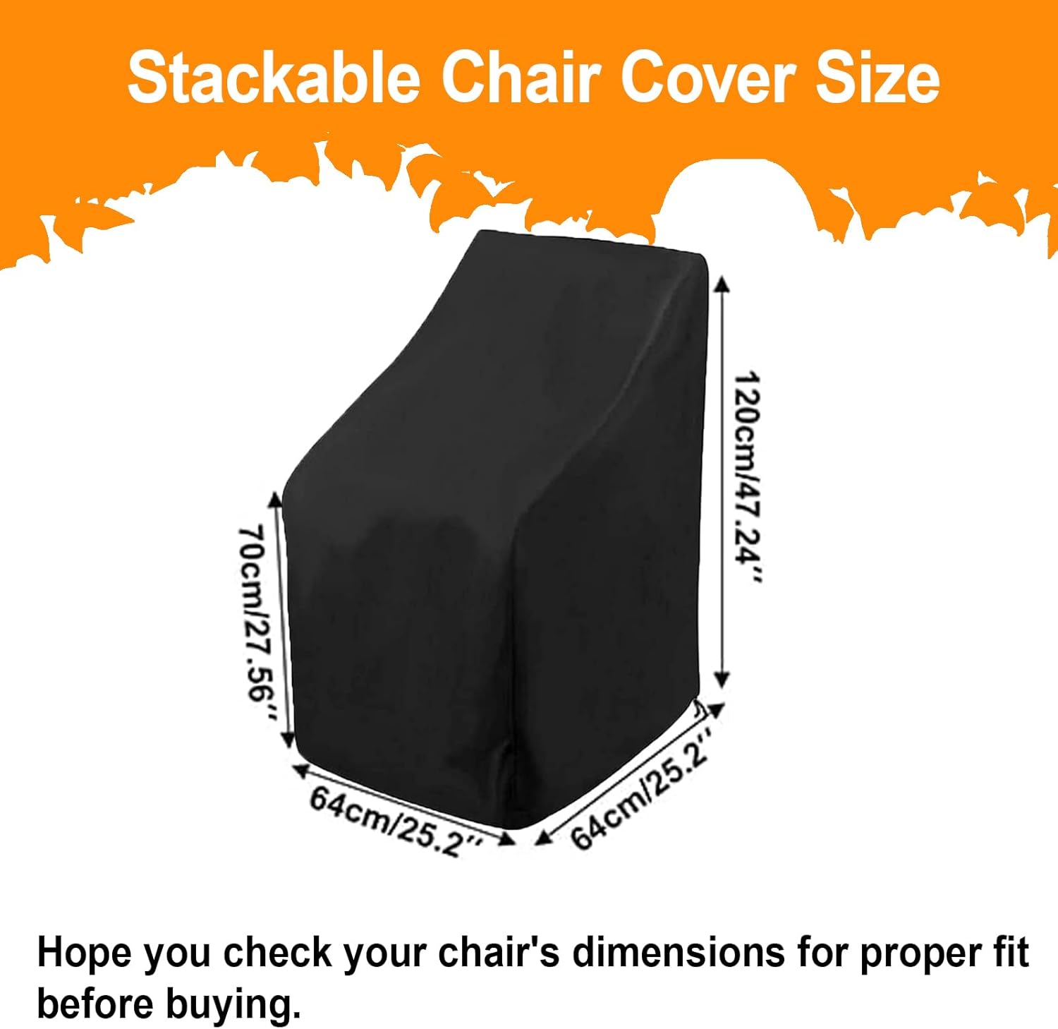 Waterproof Stacking Chair Covers for Outdoor Furniture