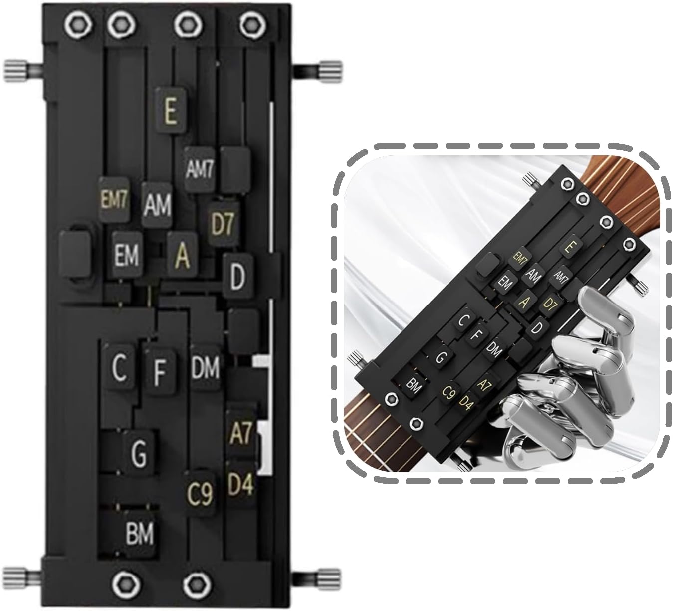 Guitar Chord Presser - Guitar Aid Chords Trainer Guitar Chord Presser - Guitar Aid Chords Trainer