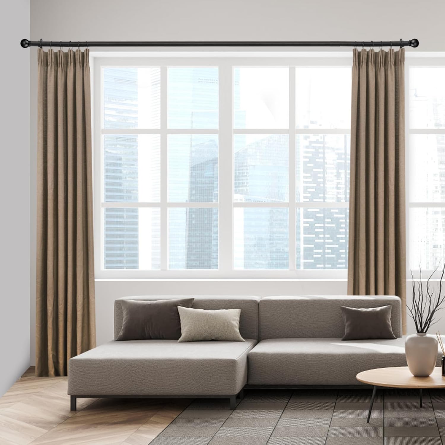 Curtain Rods for Windows 16 to 48 Inches