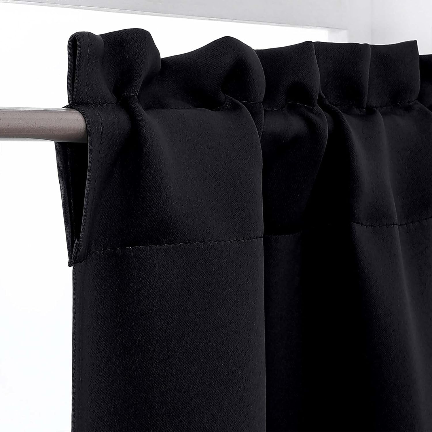 Black Valances for Windows