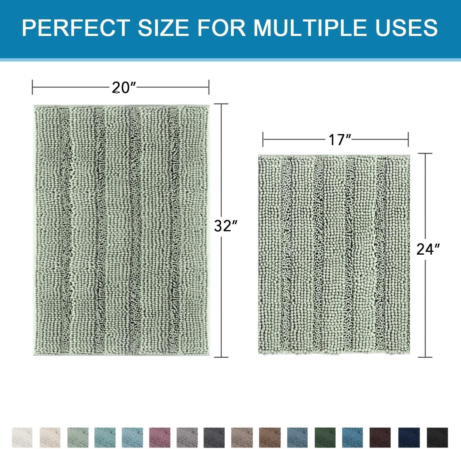 Sage Bathroom Rugs