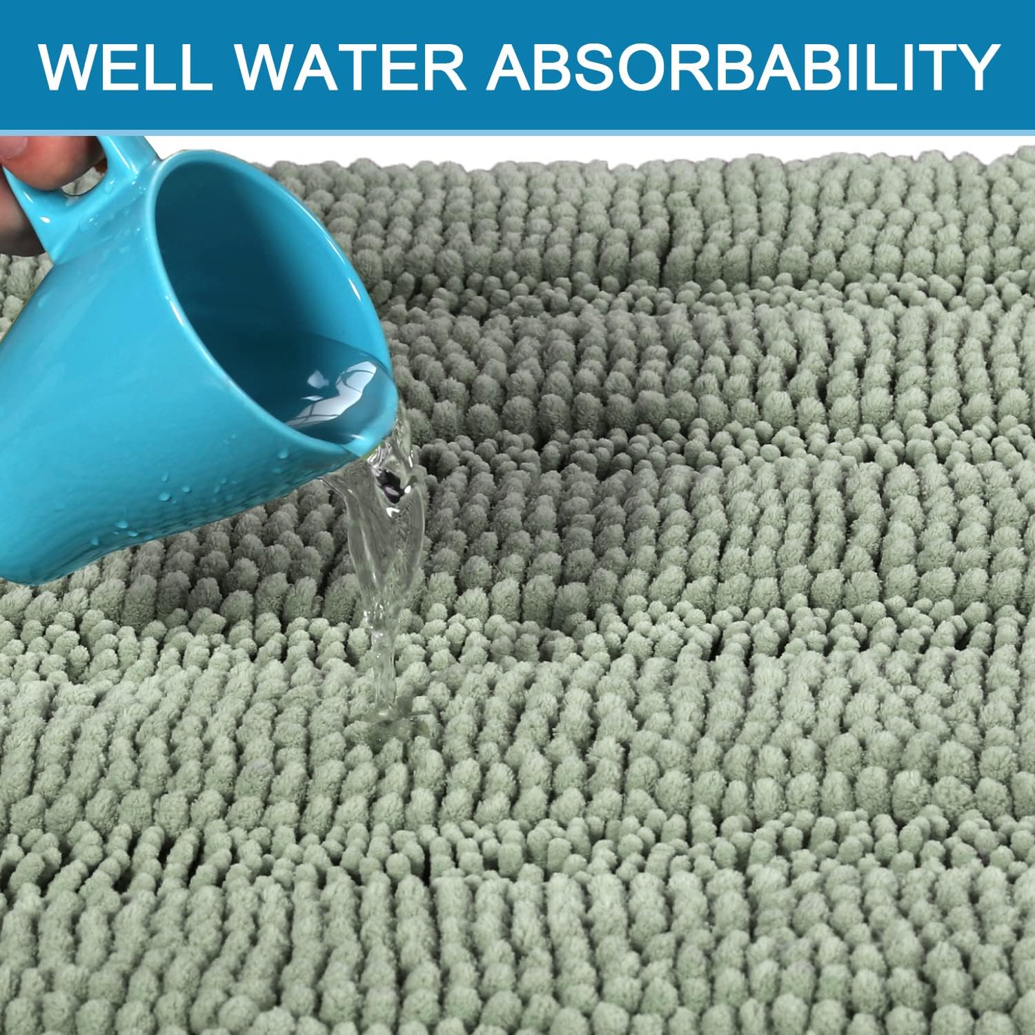Sage Bathroom Rugs