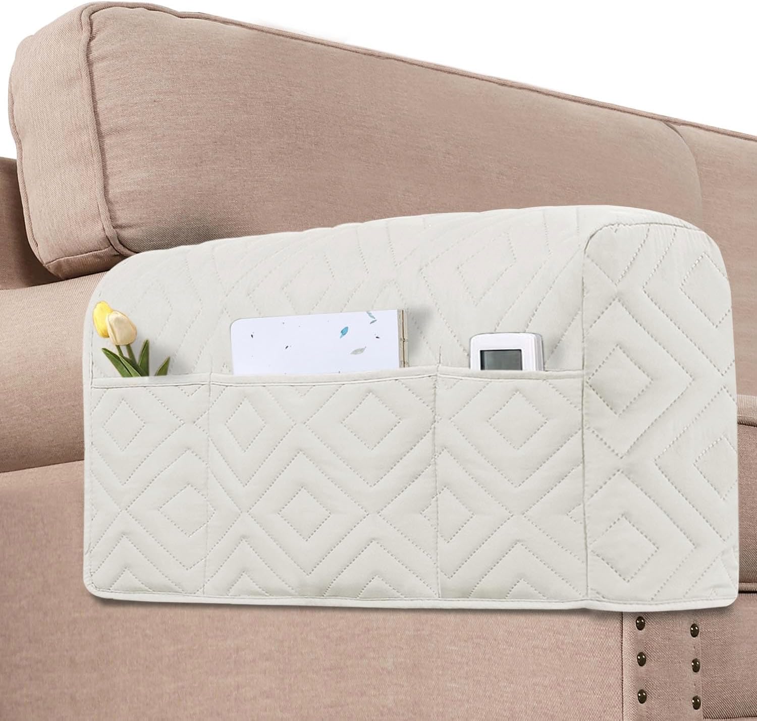 Armrest Covers for Sofa Water Resistant Couch Arm Remote Control Holder Organizer Magazine Armrest Covers for Sofa Water Resistant Couch Arm Remote Control Holder Organizer Magazine