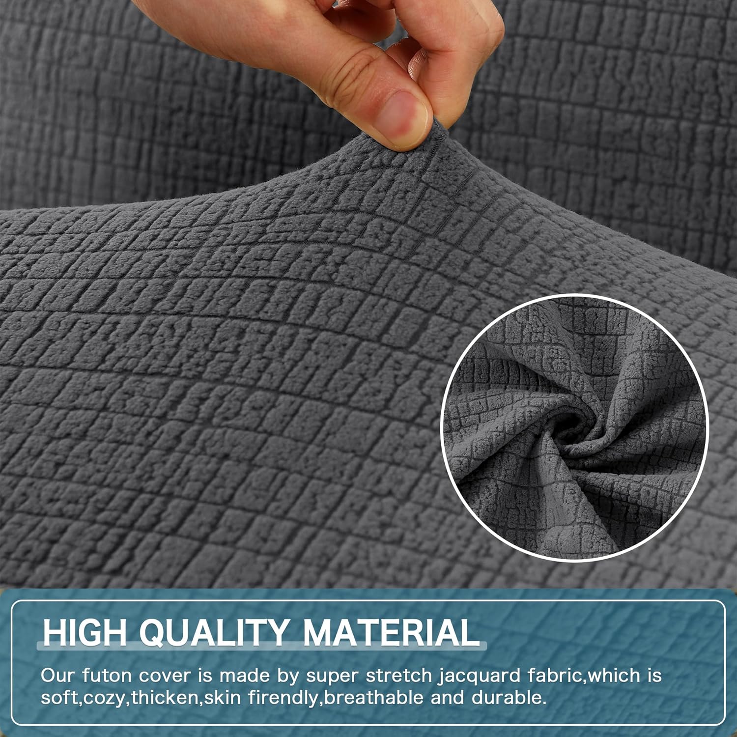100% Waterproof Armless Futon Cover