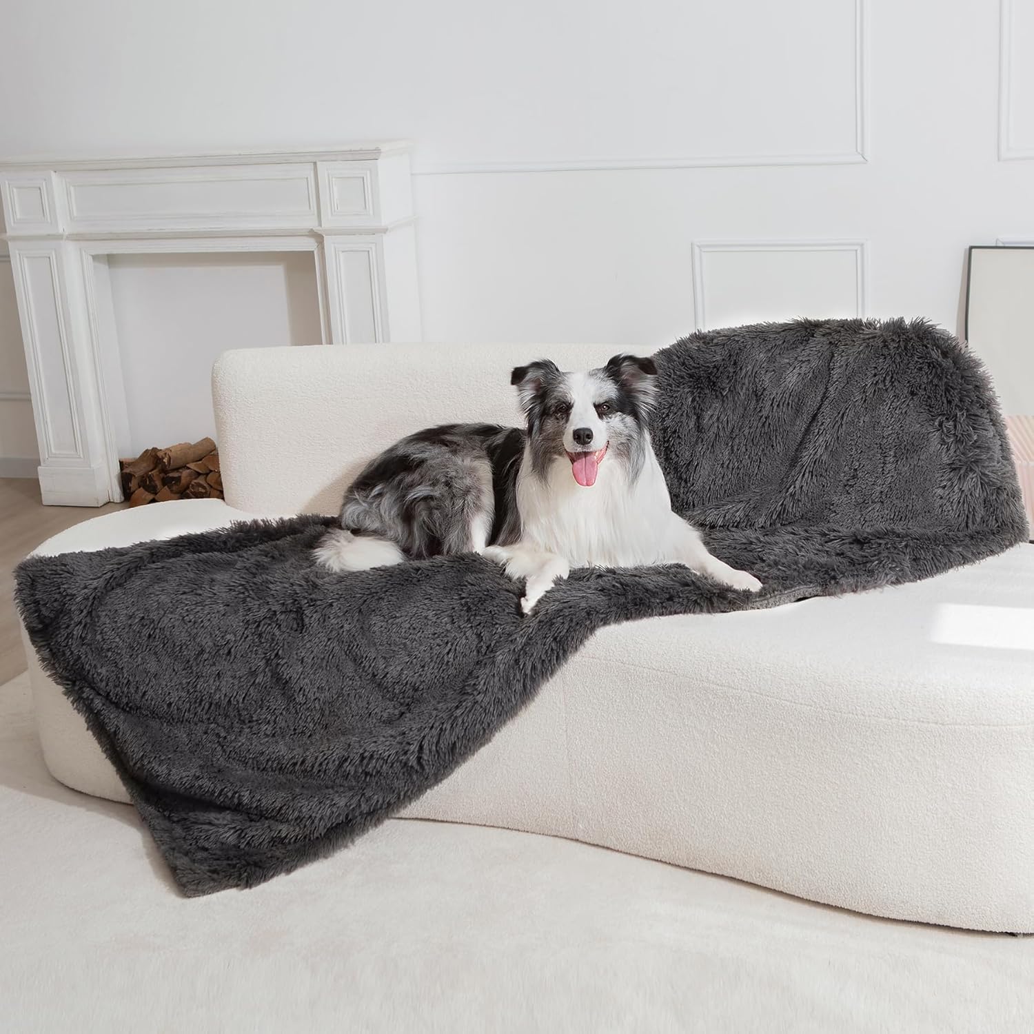 Waterproof Dog Blanket for Couch & Furniture Protection - Super Soft Reversible Throw Large Dogs Cats