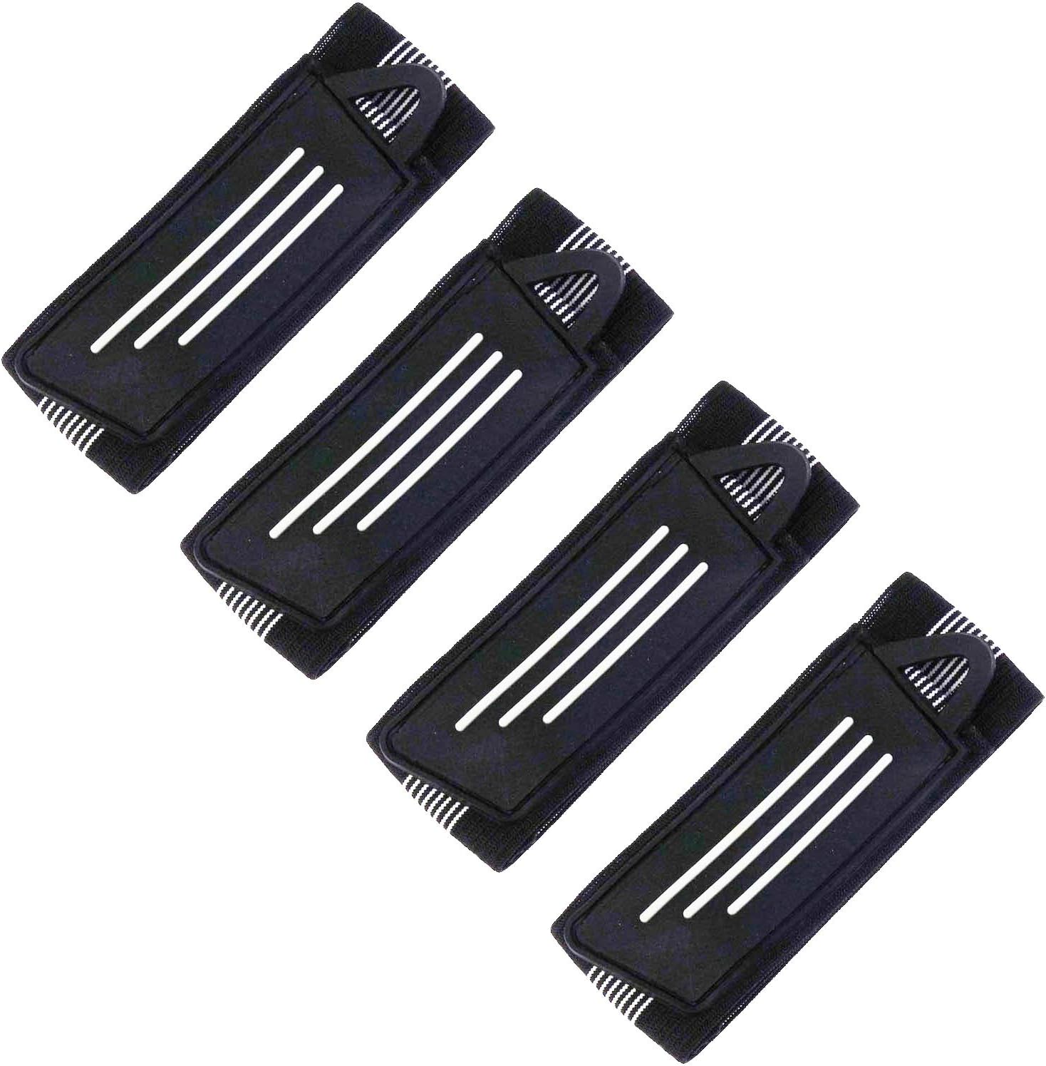 4 Pack Elastic Bike Bicycle Ankle Leg Riding Puttee Cycling Safety Bind Pant Bands Clip Strap Belt Fully Adjustable for Cycling 4 Pack Elastic Bike Bicycle Ankle Leg Riding Puttee Cycling Safety Bind Pant Bands Clip Strap Belt Fully Adjustable for Cycling