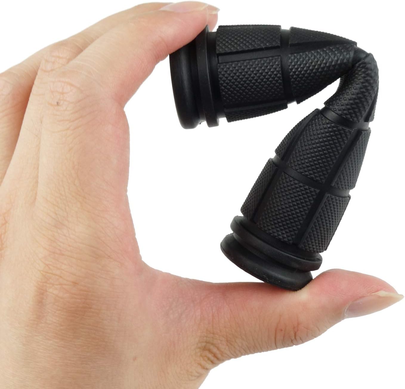 4 Pairs Bicycle Handle Bar Grips Mushroom for BMX/MTB/Road Mountain Bikes black