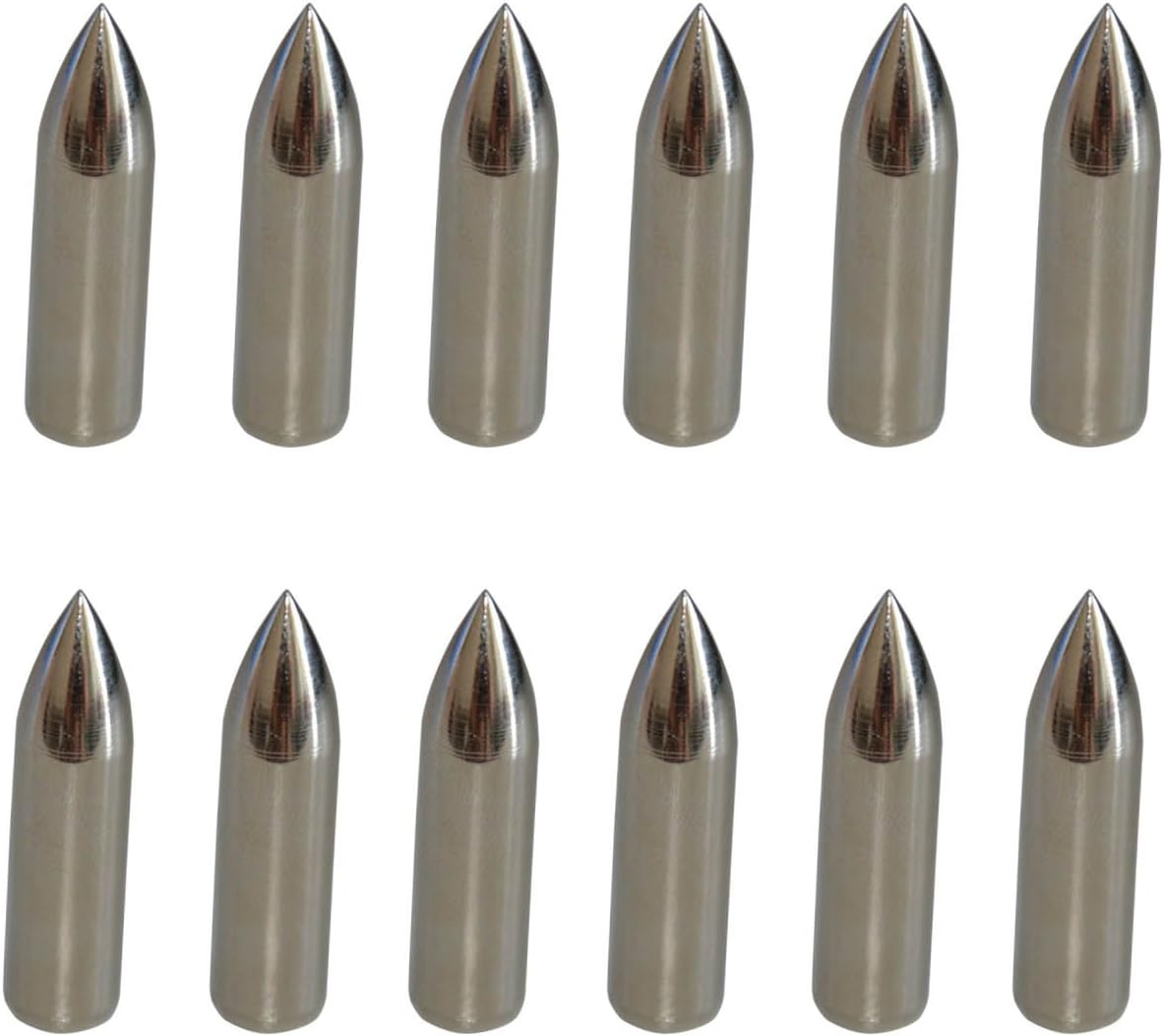 100 Grain Glue on Field Points Archery Replacement Practice Target Arrow Tips 12 Pack - 100 Grain Glue on Field Points Archery Replacement Practice Target Arrow Tips 12 Pack -
