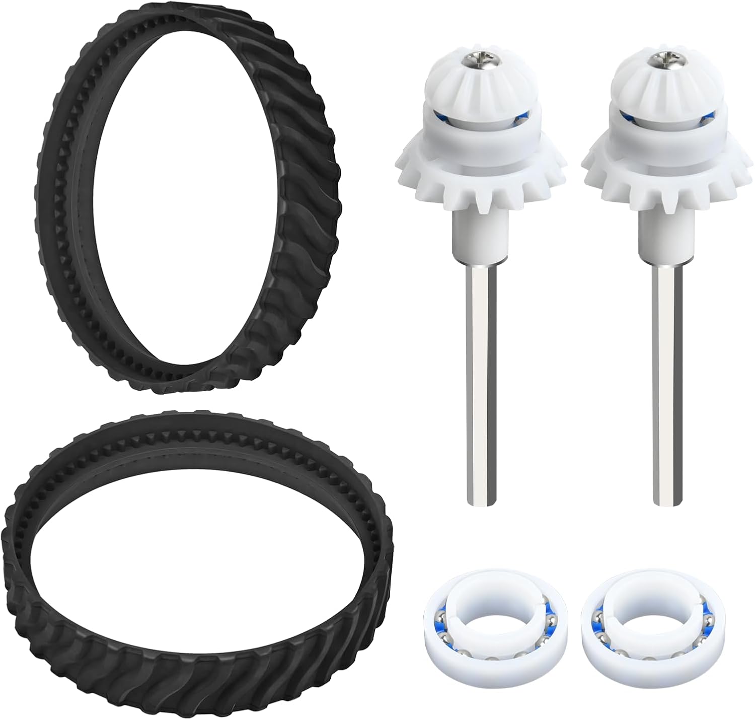 R0796200 Tune Up Kit Compatible with Zodiac Baracuda MX8 MX8EL MX6 Elite Cleaner, Pool Cleaner Move Repair Replacement Parts Tire Tracks, Drive Shafts, Bearing Assembly- R0526100 R0525100 R0527000 -