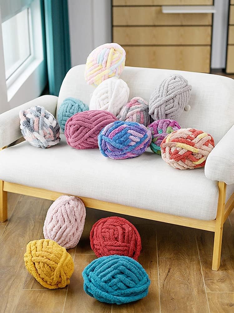 Super soft yarn - yarn-2 cm x 25 m - perfect for DIY projects - knitting blankets