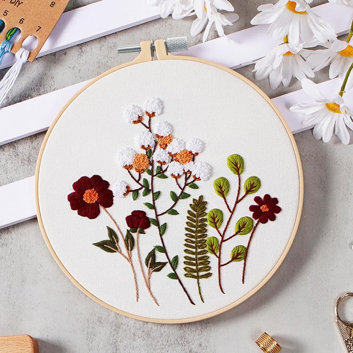 Biaungdo 2 Pieces 10 Inch Embroidery Hoops