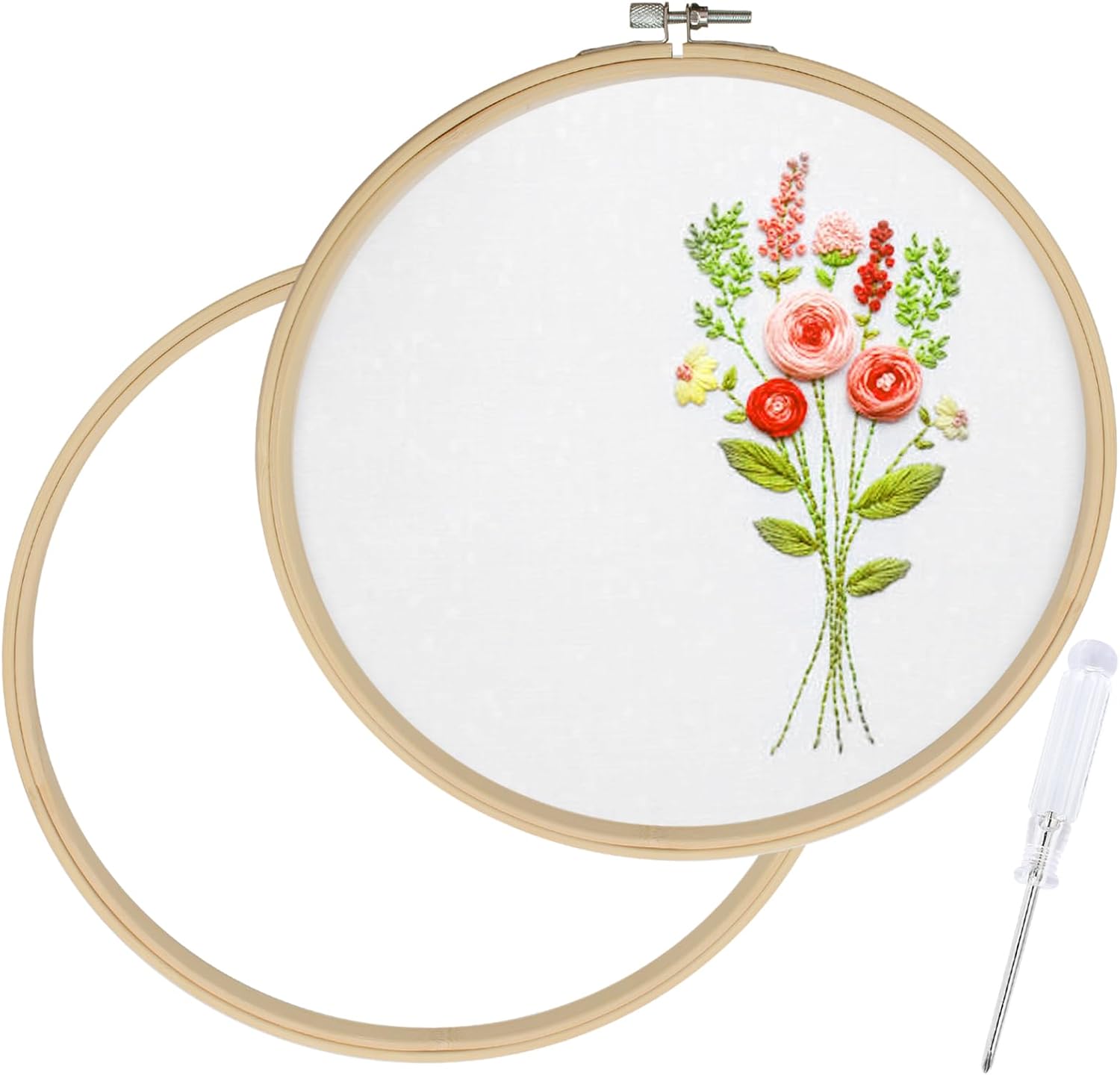 Biaungdo 2 Pieces 10 Inch Embroidery Hoops