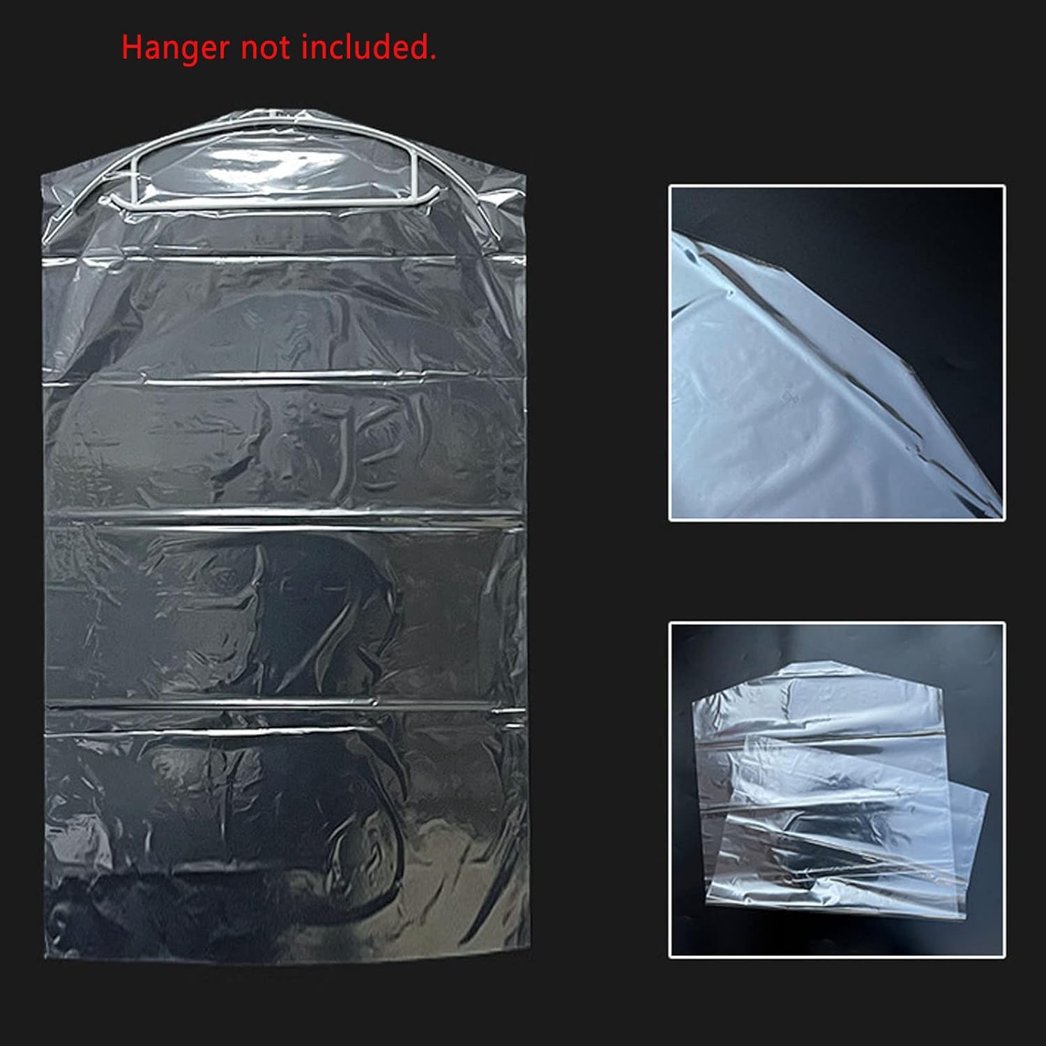 20Pcs Plastic Clear Garment Bags