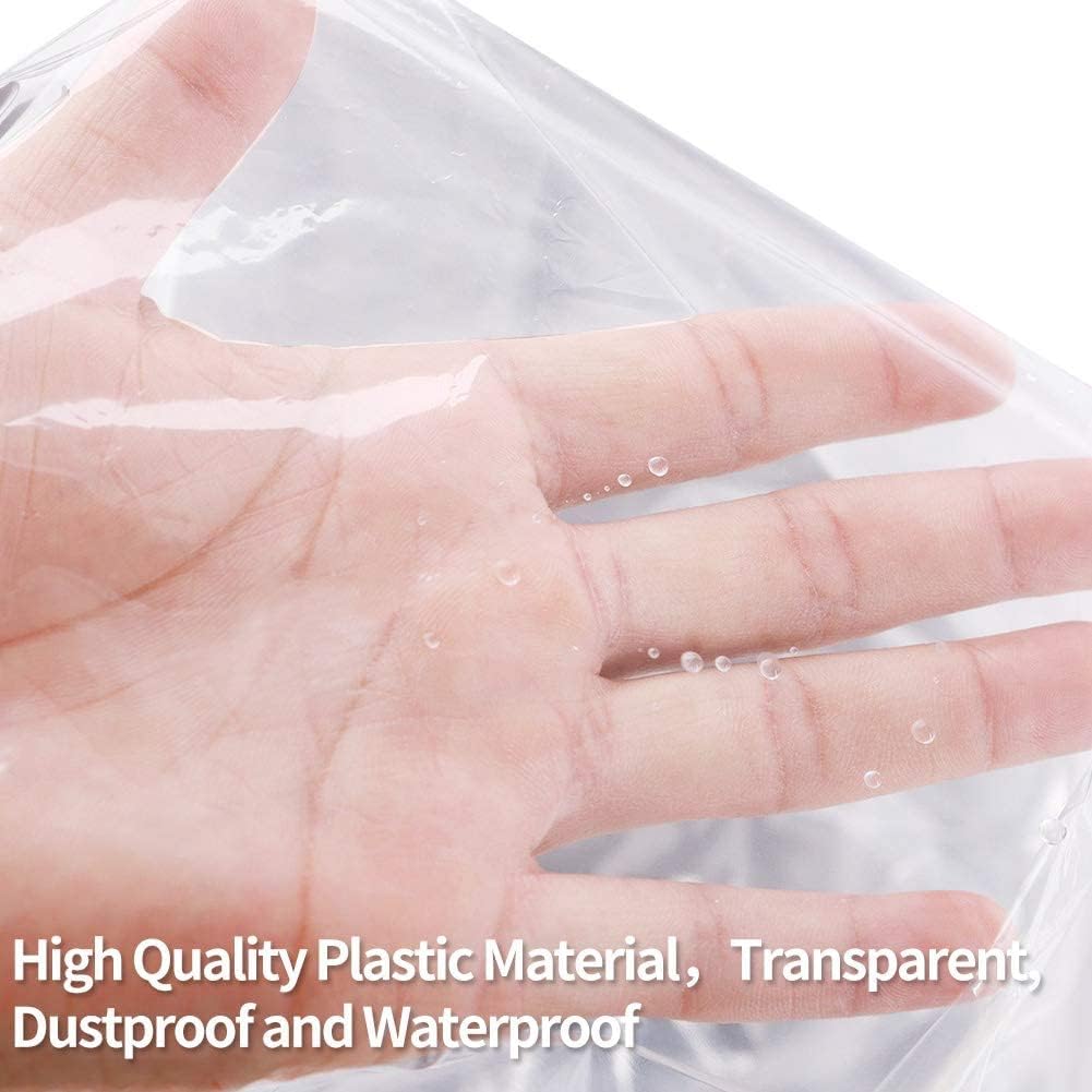 20Pcs Plastic Clear Garment Bags