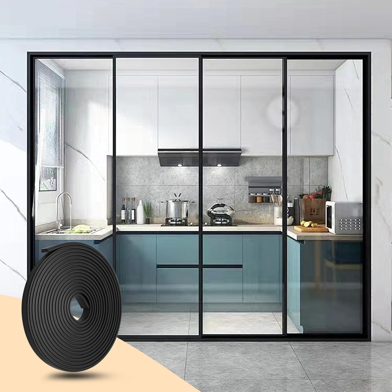 Biaungdo 134 Inch Flexible Shower Door Magnetic Strip