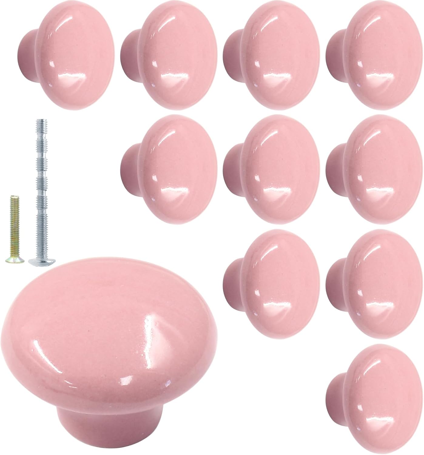 Biaungdo 10 Pack Ceramic Door Knobs Biaungdo 10 Pack Ceramic Door Knobs