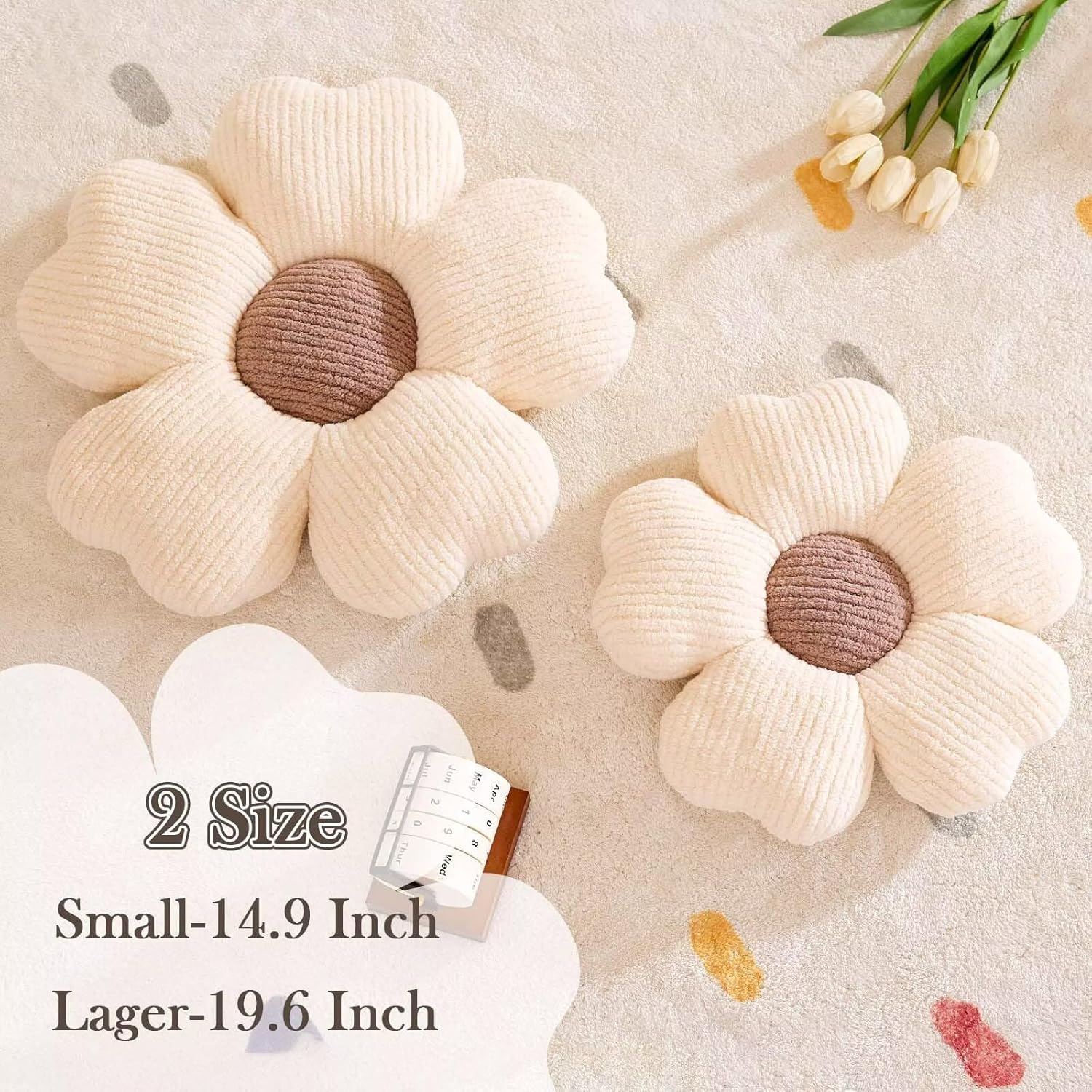 Flower Throw Pillow