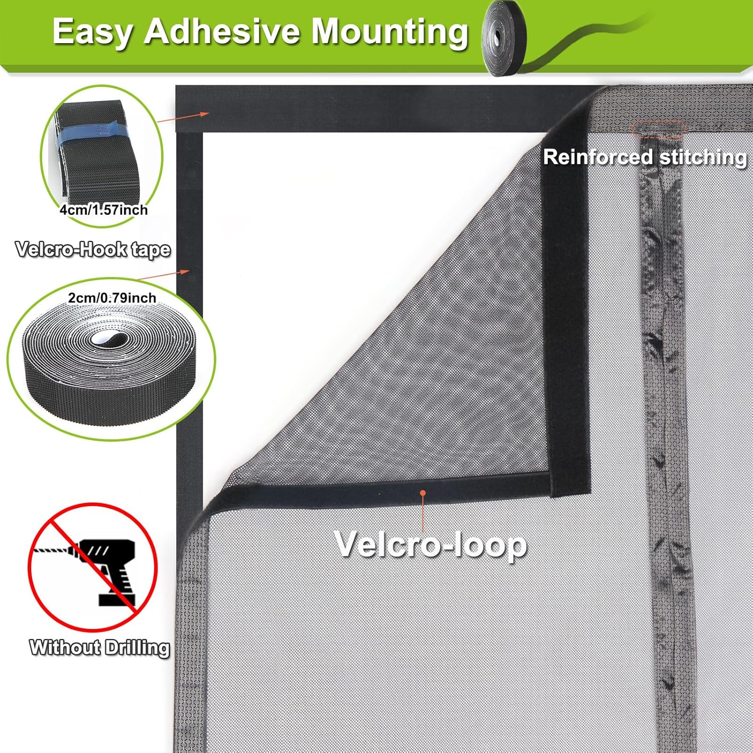 Magnetic Screen Door Self Closing