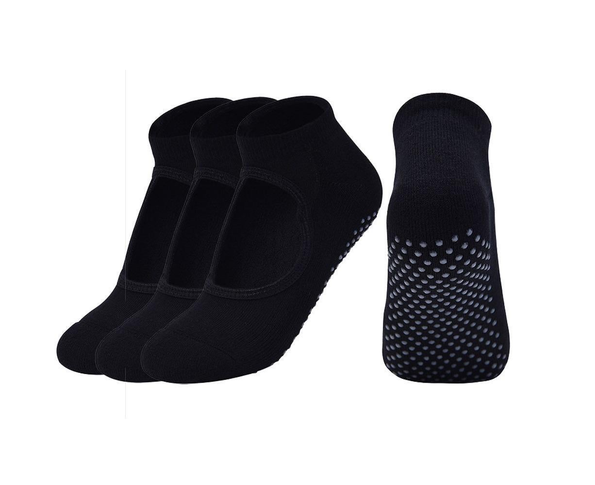 3 Pack Non Slip Grip Yoga Socks for Pilates 3 Pack Non Slip Grip Yoga Socks for Pilates