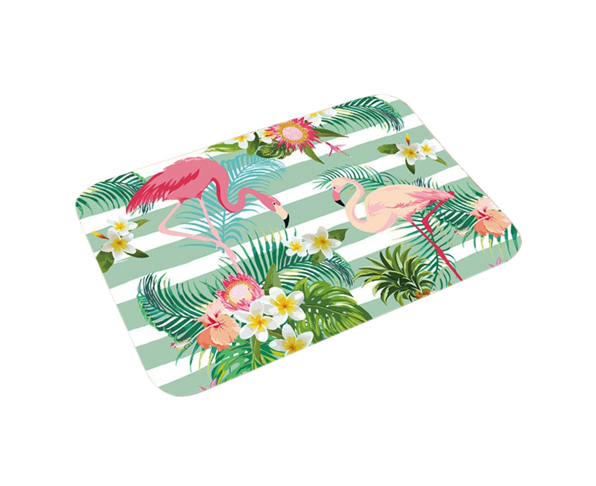 Stylish Flamingo Rug Kitchen Bathroom Anti-slip Doormat Carpet Floor Mat Home Decor Stylish Flamingo Rug Kitchen Bathroom Anti-slip Doormat Carpet Floor Mat Home Decor