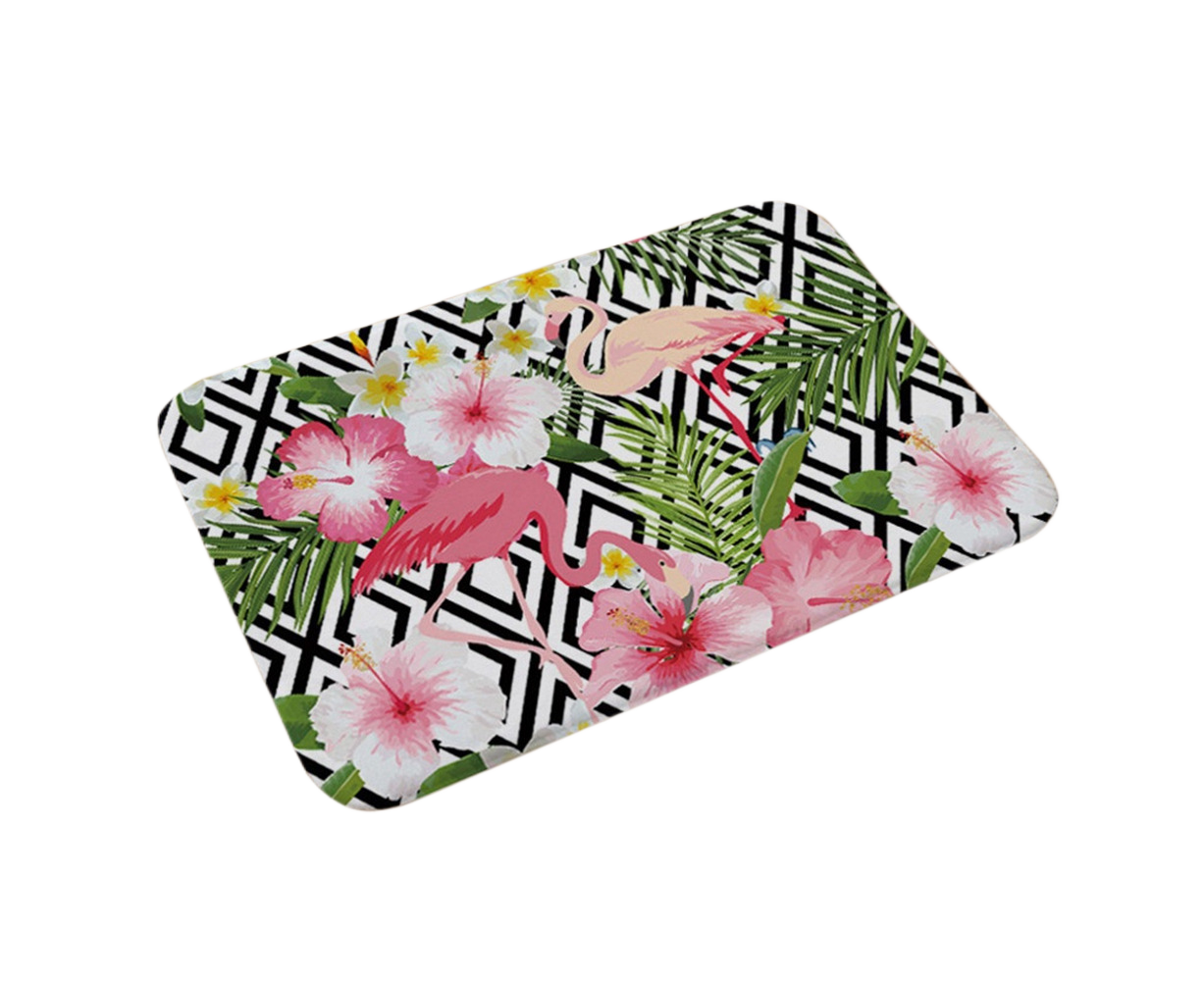 Stylish Flamingo Rug Kitchen Bathroom Anti-slip Doormat Carpet Floor Mat Home Decor Stylish Flamingo Rug Kitchen Bathroom Anti-slip Doormat Carpet Floor Mat Home Decor
