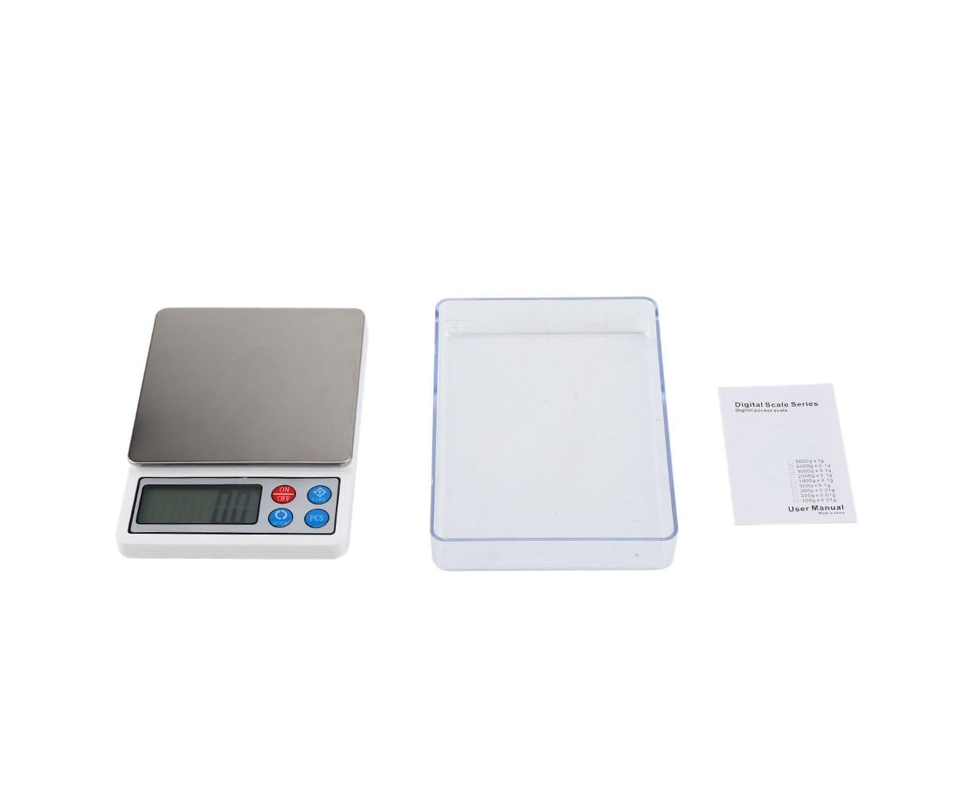 2KG/0.1g Portable Mini Digital Scales Electronic Balance High Precision for Measuring