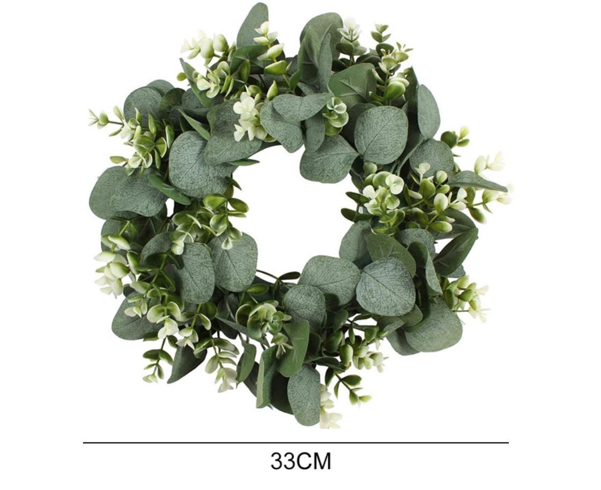 Artificial Eucalyptus Wreath for Front Door