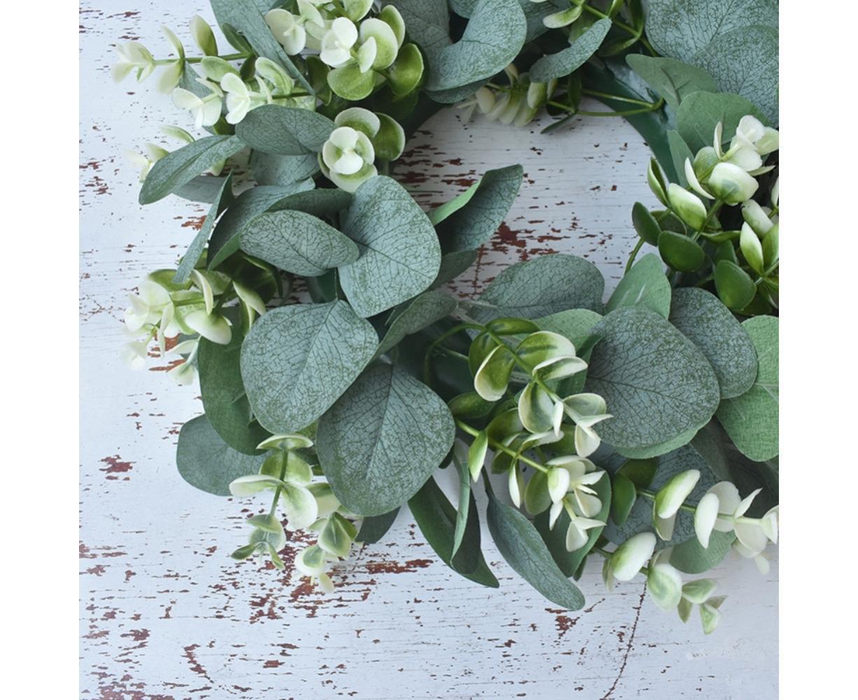 Artificial Eucalyptus Wreath for Front Door