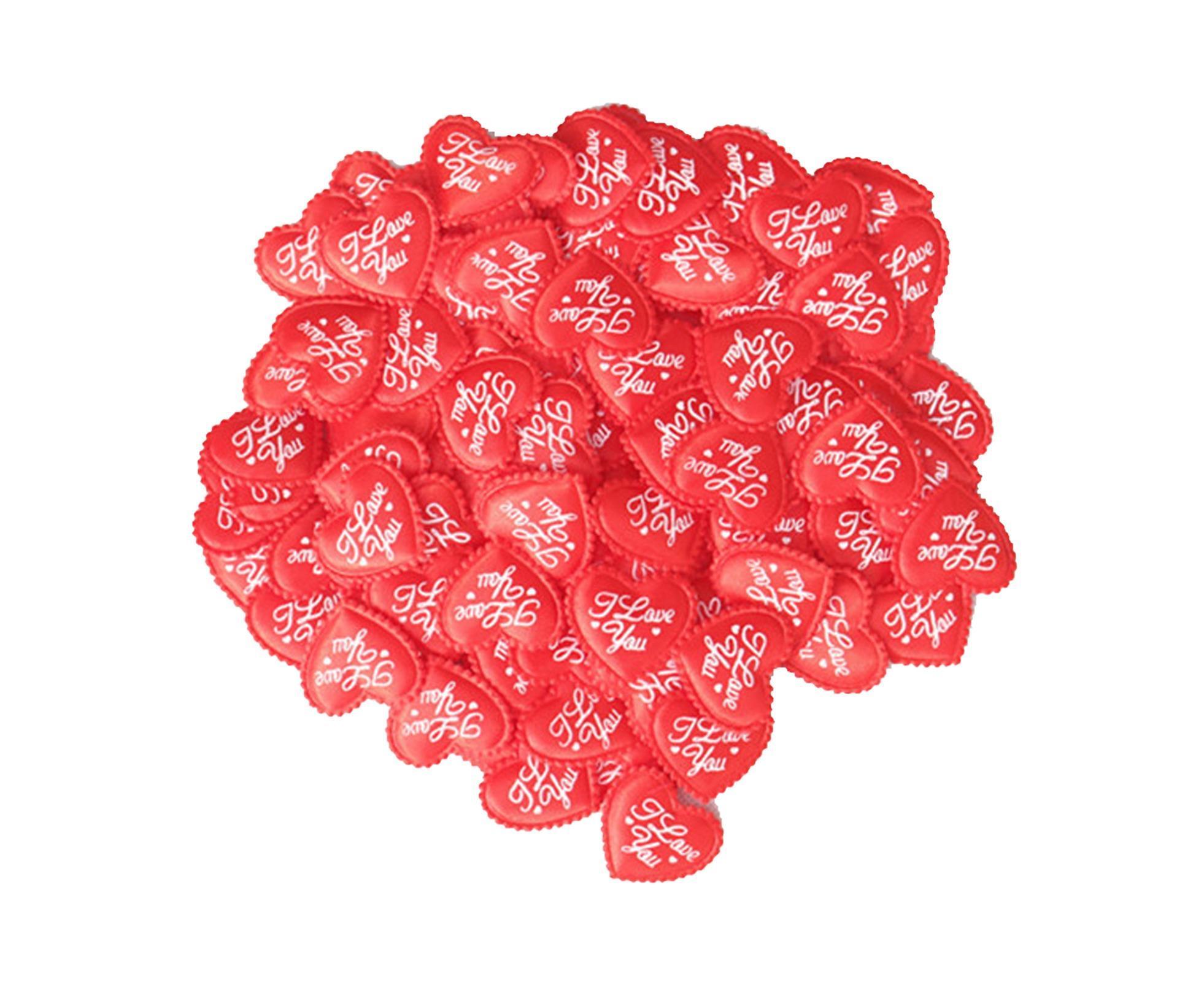 Sponge Heart Shaped Confetti Throwing Petals Wedding Valentine Gift Home Decor - Pink