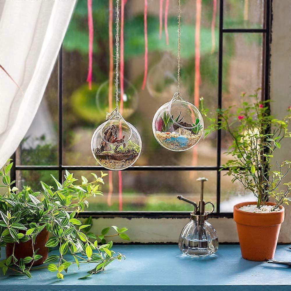 4pcs Hanging Glass Terrarium