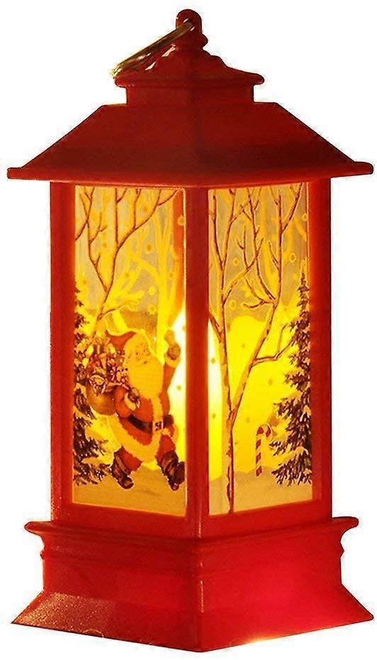 Christmas Candle piece with LED candle decoration small red Christmas Candle piece with LED candle decoration small red