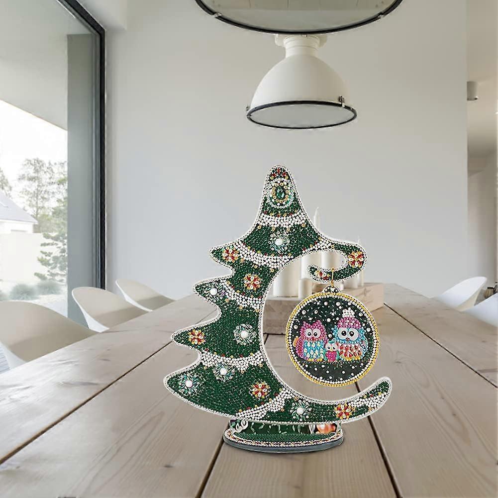 Christmas Decoration Art Christmas Tree Diamond Painting Crystal DIY Christmas Gift Decoration 24 x 30cm (Type 2)