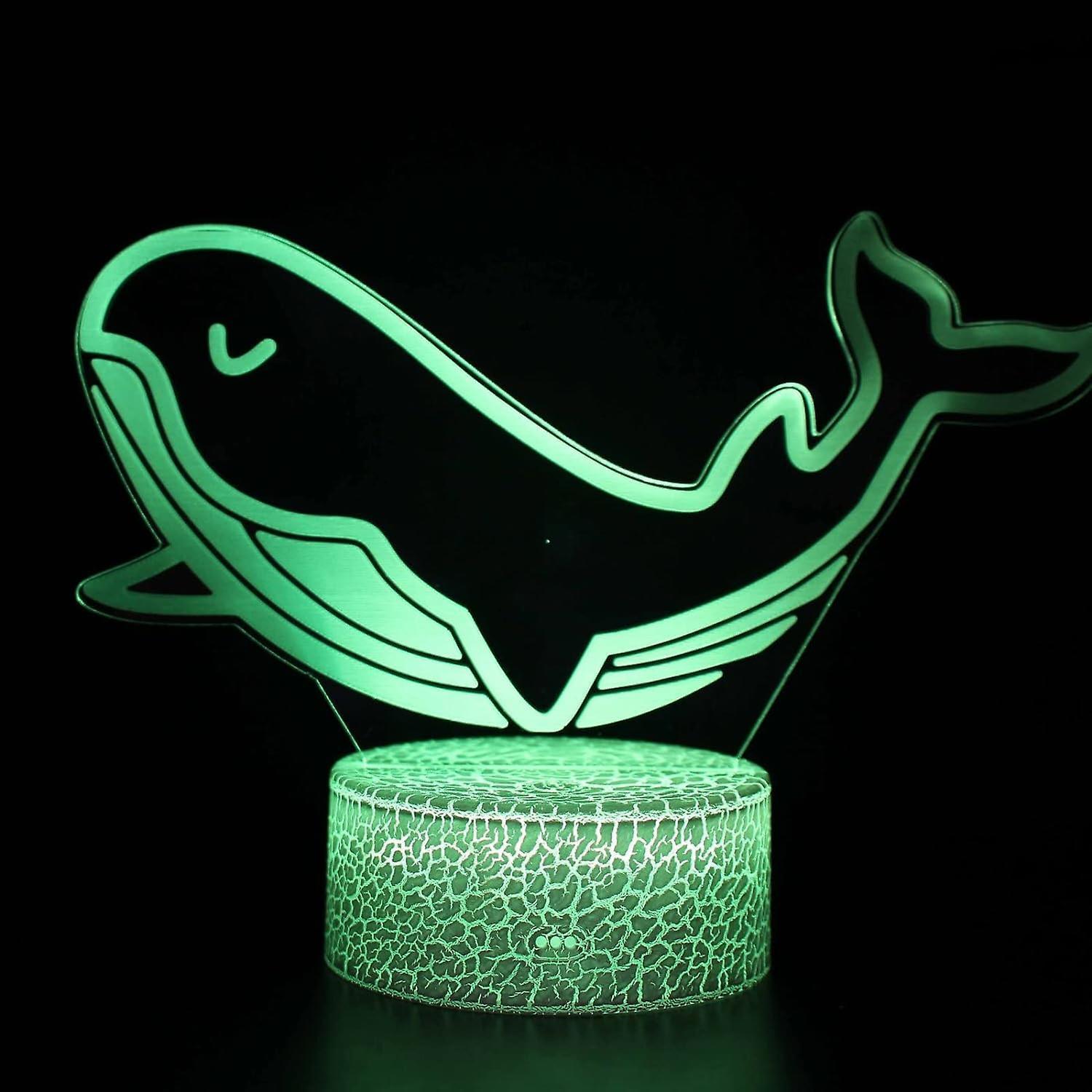 3D Optical Lamp Illusion Night Light Great Whale 3D Table Lamp babies babies Birthday Gift Creative Light GiftWhite Base: Colorful Touch 3D Optical Lamp Illusion Night Light Great Whale 3D Table Lamp babies babies Birthday Gift Creative Light GiftWhite Base: Colorful Touch