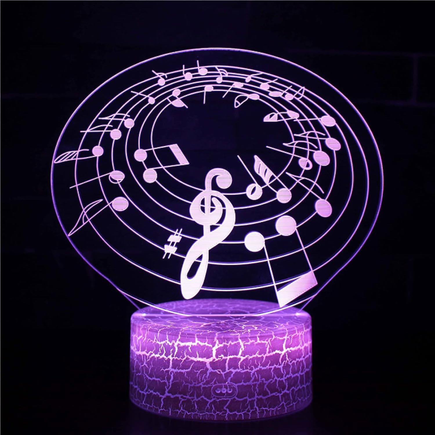 3D Optical Lamp Illusion Night Light Polyphonic Notes 3D Table Lamp babies babies Birthday Gift Creative Light Gift Stereo Vision Colorful Nightlight 3D Optical Lamp Illusion Night Light Polyphonic Notes 3D Table Lamp babies babies Birthday Gift Creative Light Gift Stereo Vision Colorful Nightlight