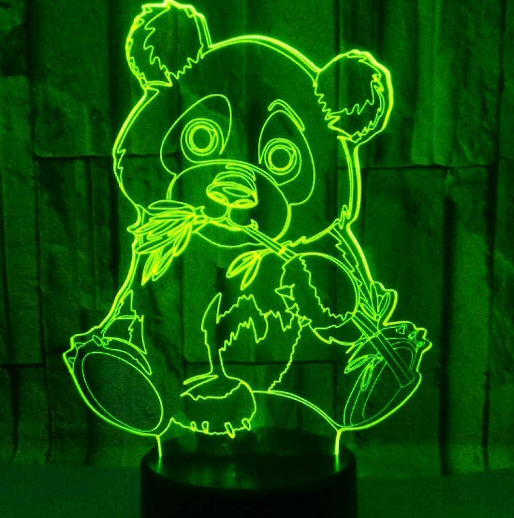 3D Panda Night Light Lamp Optical Illusion Animal Night Light 7 Color Changing Touch Switch Lamps Gift with Acrylic Flat ABS Base USB Cable Toy-Panda 3D Panda Night Light Lamp Optical Illusion Animal Night Light 7 Color Changing Touch Switch Lamps Gift with Acrylic Flat ABS Base USB Cable Toy-Panda