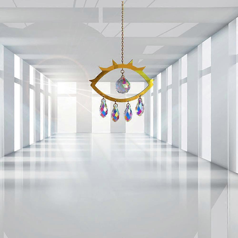Evil Eye Suncatcher Crystal Light Catcher window curtain home decoration crystal tracery