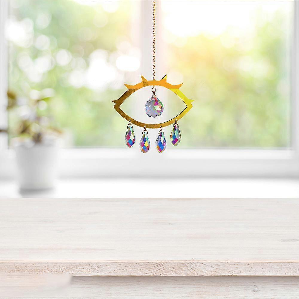 Evil Eye Suncatcher Crystal Light Catcher window curtain home decoration crystal tracery