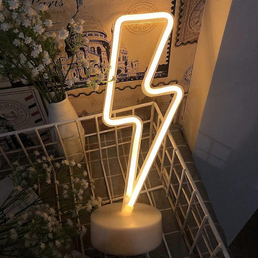 Led Lightning Bolt Neon Light Signs