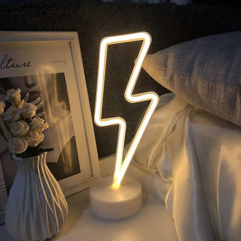 Led Lightning Bolt Neon Light Signs