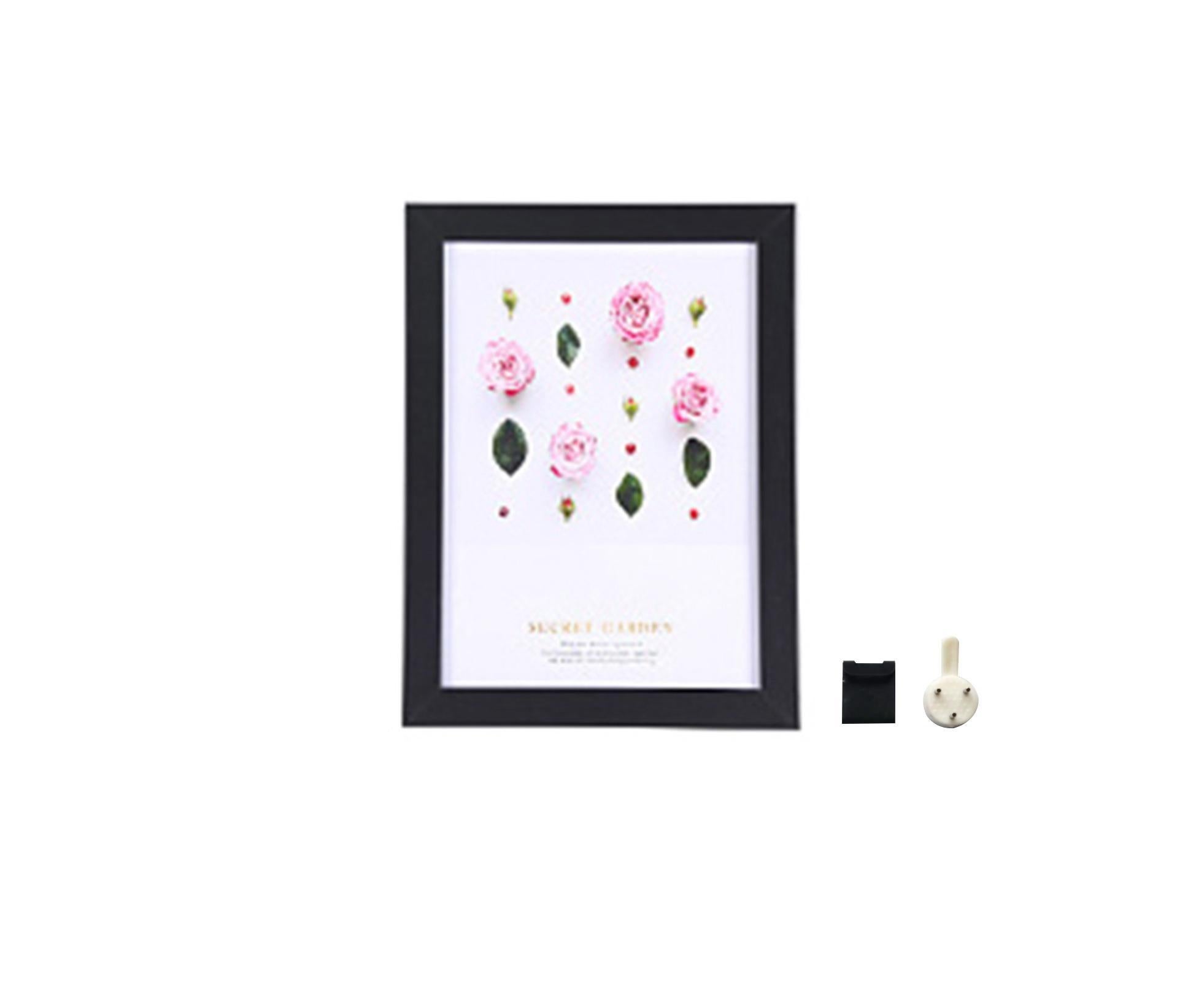 1 Set 5 Inch Photo Frame Patchwork Waterproof Thickened Decorative Foam Wall Hanging Photo Display Frame Household Supply - Black 1 Set 5 Inch Photo Frame Patchwork Waterproof Thickened Decorative Foam Wall Hanging Photo Display Frame Household Supply - Black
