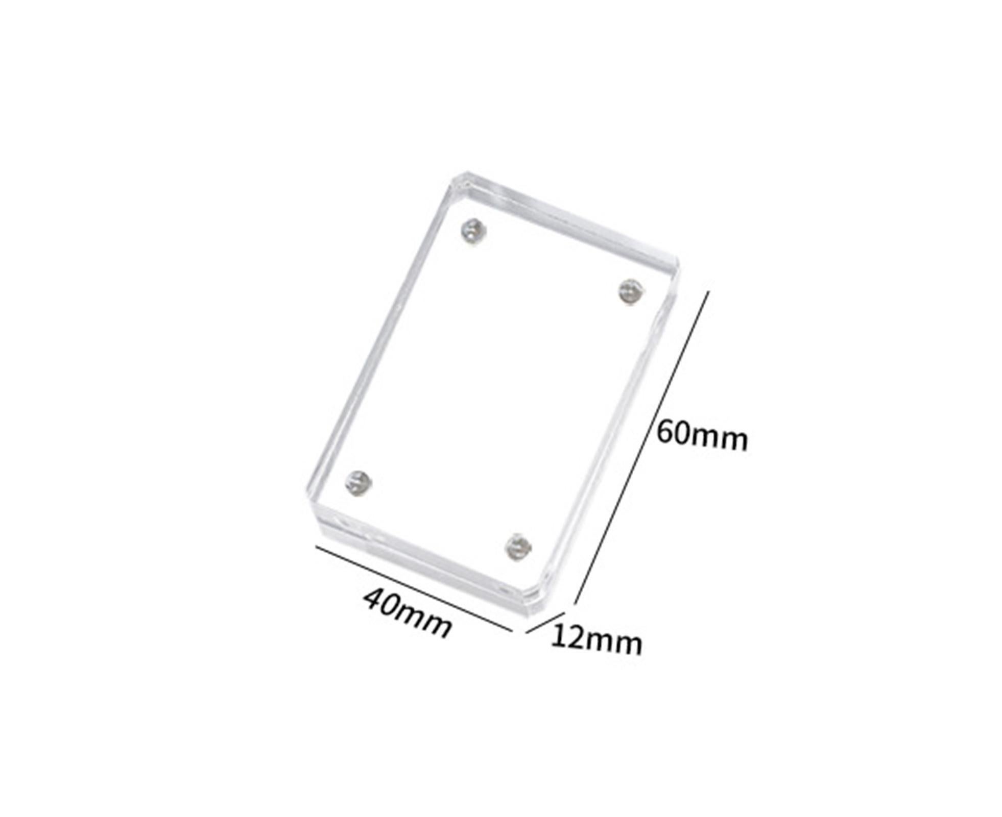 Card Brick grip Suction Transparent Visible DIY Store Photos Gradient Color Flowing Sand Mahjong Size Card Case Album Home Supply - Blue