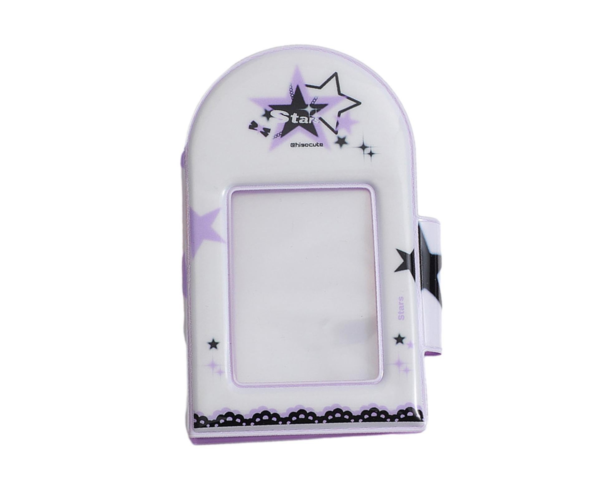 Photo Album Large Capacity Waterproof Insert Type PVC 3 Inch 40 Pages Picture Album Card Storage Binder Friends Gift - Purple Photo Album Large Capacity Waterproof Insert Type PVC 3 Inch 40 Pages Picture Album Card Storage Binder Friends Gift - Purple