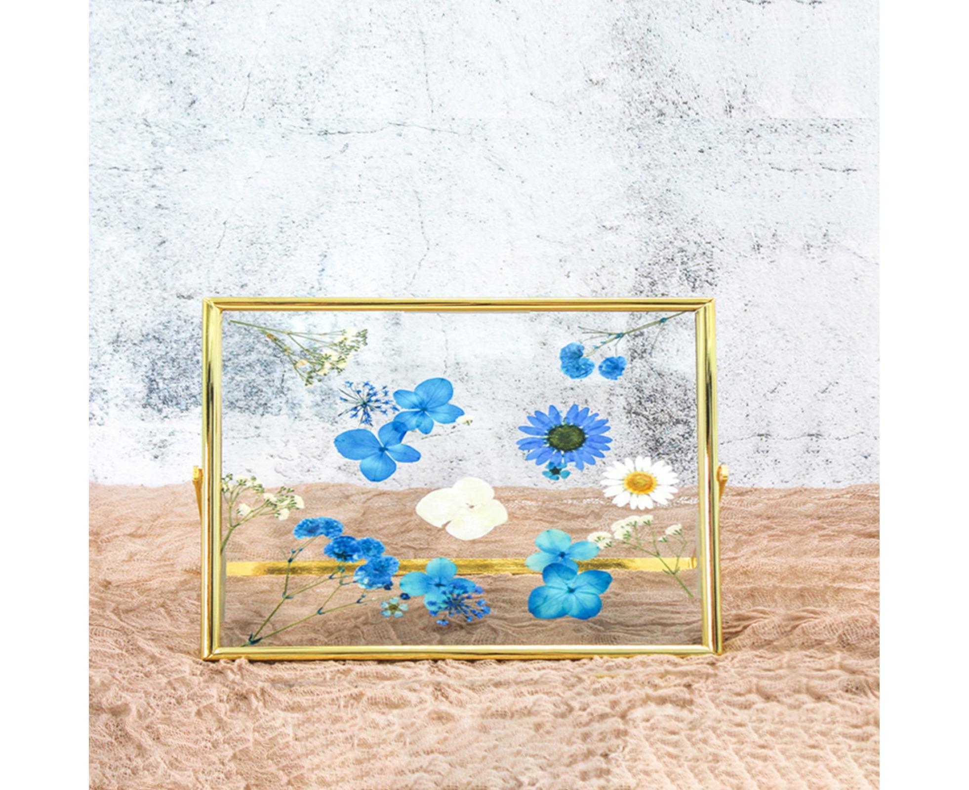 Photo Frame Adjustable Durable Metal Frame Photo Holder Elegant Stylish Picture Frame for Home Decoration - Golden